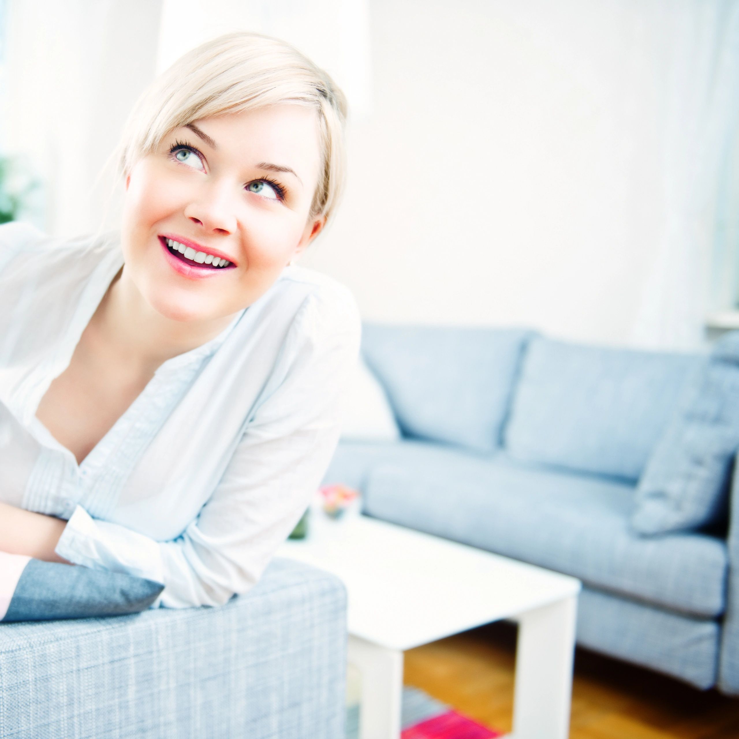 Smiling homeowner portrait